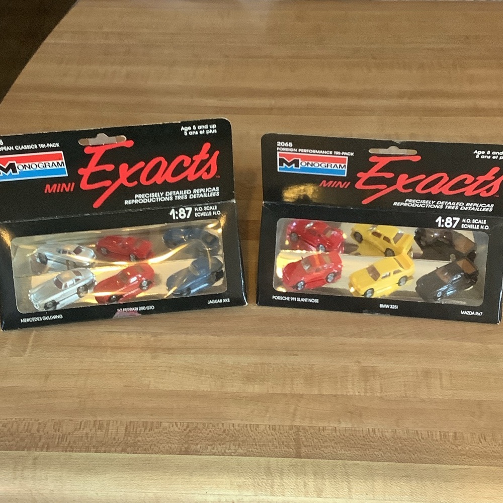 Monogram Mini Exact 1:87 Scale Model Cars